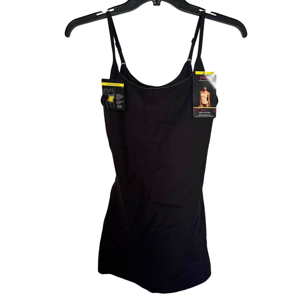 Maidenform‎ Women's Firm Control Camisole Medium NWT Black